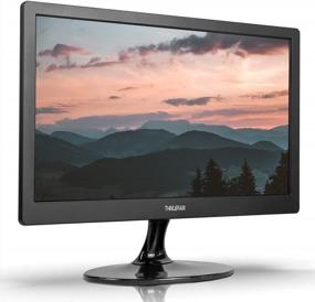 img 4 attached to Thinlerain Monitor Horizontal Vertical Speakers 15.6", 60Hz, Built-In Speakers, Wall Mountable, HDMI