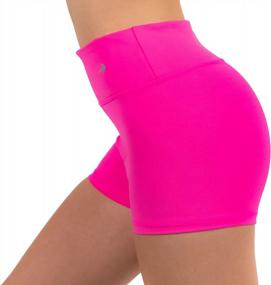 img 4 attached to CompressionZ Women'S Compression Shorts - Running, Fitness, Yoga, Swim, Bike