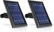 black 2-pack wasserstein solar panels with internal batteries compatible with blink outdoor & blink xt2/xt cameras - camera not included logo