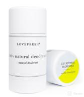 🌿 aluminum-free eucalyptus spearmint lovefresh deodorant logo