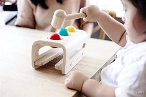 img 2 attached to PlanToys Hammering Sustainable Rubberwood Non Toxic