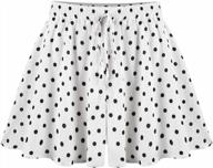 fuwenni women's casual summer comfy culottes shorts elastic waist wide leg shorts with pockets logo