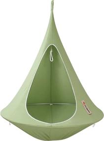 img 4 attached to Green Vivere Single Cacoon Hammock For Solo Relaxation