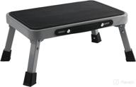 🌳 treelen folding metal step stool - 1-step, 330lbs capacity, portable step ladder, non-slip & sturdy logo