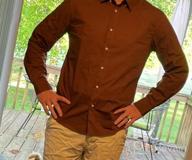 img 1 attached to Men'S Slim Fit Long Sleeve Button Down Dress Shirt In Solid Colors For Casual Style review by Keith Leach
