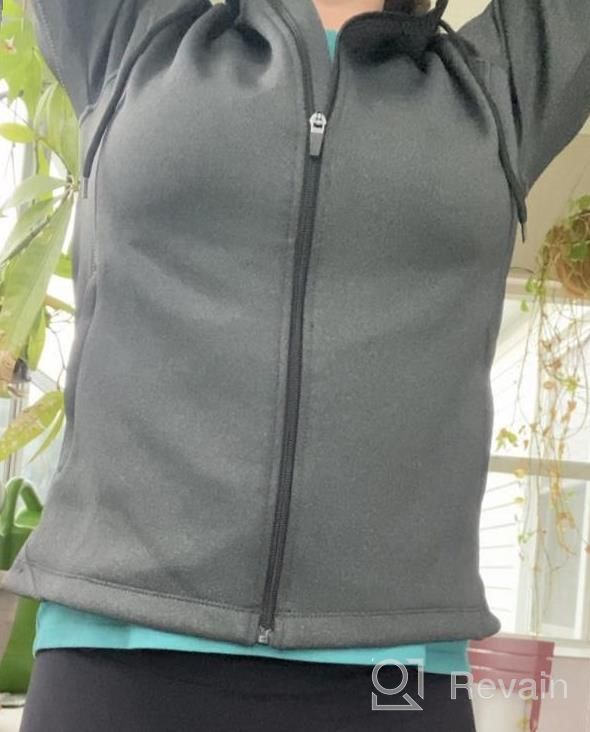 img 1 attached to Stay Stylishly Active With TSLA Women'S Full Zip Workout Jackets review by Belkis Rivas