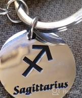 img 1 attached to MYOSPARK Astrology Keychain – Double Sided Zodiac Sign Constellation Jewelry review by Ghostnote Hankins