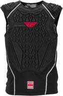 🧥 fly racing barricade pullover vest: maximum protection in black (size l/xl) logo