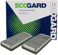 🌿 high-quality ecogard xc18153c premium cabin air filter with activated carbon odor eliminator for mercedes-benz e320 (1996-2002), s430 (2000-2006), s500 (2000-2006), e430 (1998-2002), cl500 (2000-2006) логотип