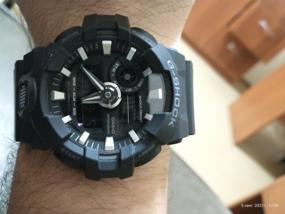 img 17 attached to CASIO G-Shock GA-700-1B quartz watch, alarm clock, chronograph, stopwatch, countdown timer, waterproof, shockproof, display backlight, black