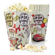 50 count amusement papernain popcorn disposable logo