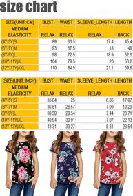 img 1 attached to Eytino Sleeve Shirts Casual Button Girls' Clothing and Tops, Tees & Blouses