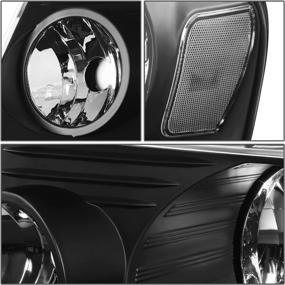 img 1 attached to 🚗 DNA MOTORING HL-OH-F15004-BK-CL1: OE Style Headlights for F-150 2004-2008 / Mark LT 2006-2008, Black Clear Reflector - Quality and Compatibility Guaranteed!