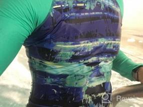 img 7 attached to CharmLeaks женские с длинным рукавом UPF 50 защита от солнца Полосатые рубашки для плавания Рашгард Купальник Топ