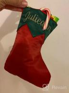 img 1 attached to Ivenf Rustic Christmas Mini Stockings Set Of 12 - 7 Inches Red And Green Twill Stockings For Gift Cards, Silverware, And Treats. Perfect Xmas Tree Decorations For Neighbors, Coworkers, And Kids. review by Brannan Mclemore