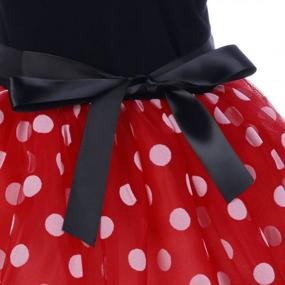 img 1 attached to Adorable Polka Dot Princess Dress With Tulle Skirt And Bow Headband For Baby Girls' Birthday Party!
