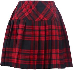 img 4 attached to Girls Fashion Short Costumes Elasticated Women's Clothing - Skirts