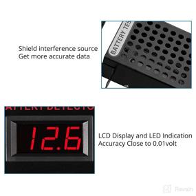 img 1 attached to 🔋 AUTOUTLET Automotive Car Battery Load Tester and Voltmeter - Advanced Battery Voltage Tester and Charging System for Car, RVs, Motorcycles, ATV, Boats - LED Indicator & LCD Display - 6/8/12/16/24V Compatible