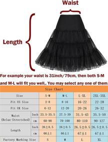 img 1 attached to Shimaly Vintage Petticoat Underskirt Rockabilly Women's Clothing - Lingerie, Sleep & Lounge