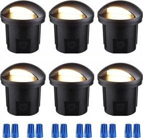 img 4 attached to Enhance Your Outdoor Space With LEONLITE 6W Well Lights: Waterproof, Anti-Glare, Low Voltage Landscape LED Lights In Warm White - Pack Of 6