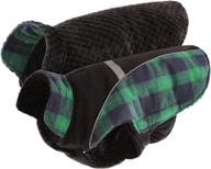 🐶 winter dog coat by judybridal – reversible reflective windproof plaid pet vest in british style for warmth and coziness – cold weather jacket for small, medium, and large dogs (xl, green) логотип