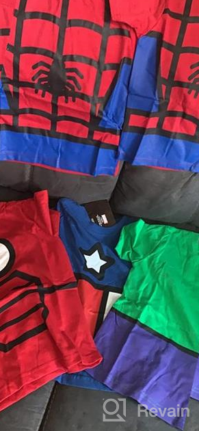 img 1 attached to Marvel Boys' T-Shirt Pack: Short Sleeve Avengers Super Hero Graphic Tees (Toddler/Little Boy/Big Boy) review by Chad Michels