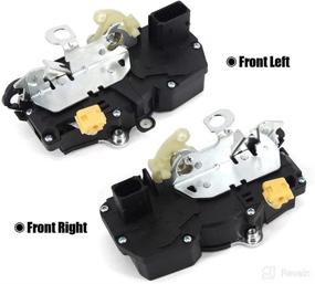img 3 attached to 🔑 FEXON Actuator Replacement Kit for Chevy Tahoe Suburban 1500 2500, GMC Yukon XL 1500 2500, Cadillac Escalade ESV 2008 2009 - Front 2 Door Lock Latch Assemblies 931-303 931-304