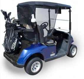 img 4 attached to Made In USA 2 Passenger Golf Cart Sun Shade For Yamaha, Club Car & EZGO - Eevelle Greenline
