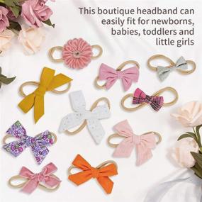 img 2 attached to Headbands Nylon Accessories Newborn Little