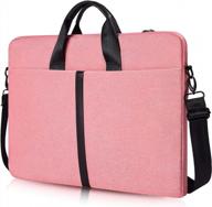 💼 ultra-durable 17-17.3 inch laptop shoulder bag: waterproof, shockproof & compatible with acer, hp, lenovo & more logo