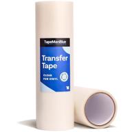 premium-quality clear transfer tape - ideal for vinyl crafts! 12" x 50' roll made in america for cricut, decals & letters logo