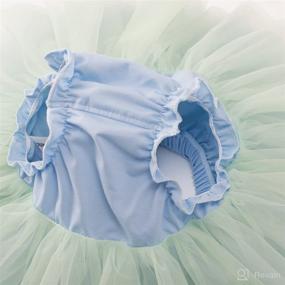 img 1 attached to Ruffle Bottom Bloomers Birthday Headband Apparel & Accessories Baby Girls better for Clothing