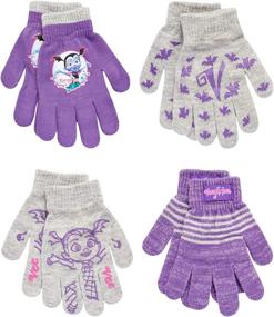 img 4 attached to Disney Toddler Little Vampirina Mittens Girls' Accessories at Cold Weather