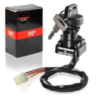 premium 1pz lf4-k01 ignition key switch for suzuki king quad 400 450 500 750 - guaranteed compatibility with lta400f, ltf400f, lta450x, lta500, lta750, eiger 400, ltf400, ltf400f logo