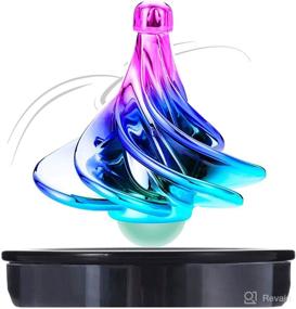 img 4 attached to 🌀 KIDDO KOO Wind-Powered Tornado Spinning Tops - Innovative Spinning Tops for Kids and Adults. Ideal Decompression Toy for Home or Office. Eternal Spinning with our Gyro Tops!