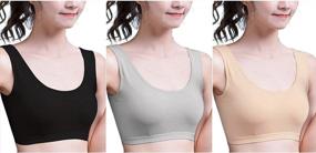 img 1 attached to Women'S High Support Tank Style Sports Bra With Built-In Performance, #N9512