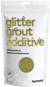 img 4 attached to Hemway Glitter Grout Tile Additive: Sand Gold Sparkle For Your Bathroom, Kitchen And Wet Room Tiles - Easy To Use And Temperature Resistant!