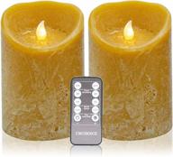 set the mood with urchoice amber flameless candles: realistic flicker, long-lasting battery, and convenient remote control logo
