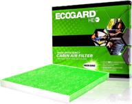 🌬️ ecogard premium cabin air filter with baking soda: fits hyundai sonata 2011-2014, santa fe sport 2013-2018, santa fe 2013-2018, santa fe xl 2013-2019, azera 2012-2017 logo