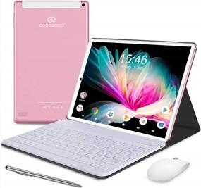 img 4 attached to 💻 Versatile and Powerful 10-inch High-Performance Tablet with Keyboard, Mouse, Android 10.0, Quad-Core Processor, 3GB RAM + 64GB, Google GMS Certified, 4G WiFi, 8000mAh, FM, GPS, Bluetooth, OTG
