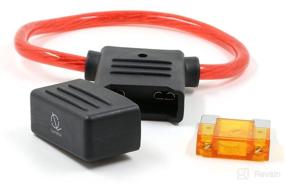 img 3 attached to 🚀 Lumision FAST Shipping* MAXI Inline 10 AWG Fuse Holder (Weather/Splash Proof) Automotive and Marine + 40 AMP FUSE - Efficient Power Protection with Quick Delivery