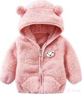 unisex baby fleece jacket winter clothes coat kids clothing sweater логотип