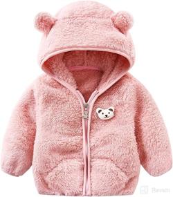 img 4 attached to Unisex Baby Fleece Jacket Winter Clothes Coat Kids Clothing Sweater