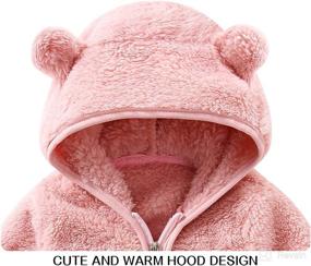 img 2 attached to Unisex Baby Fleece Jacket Winter Clothes Coat Kids Clothing Sweater