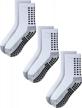 non-slip hospital socks with grips for men, women & adults - rative anti skid slipper socks. logo