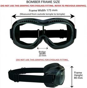 img 2 attached to Bikershades Fit Over Goggles For Eye-Glasses Motorcycle Riding Cycling Skiing Sky Diving Outdoor Work