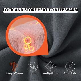 img 1 attached to Мужская флисовая толстовка для гольфа с застежкой-молнией на четверть с термоизоляцией и удобными карманами для одежды в холодную погоду