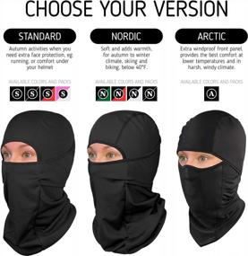 img 3 attached to The Ultimate Ski Mask: The Friendly Swede Balaclava Face Mask For Men And Women - Perfect For Standard, Nordic, And Arctic Conditions!