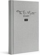 the 6-minute diary pure: elevate your mindfulness, happiness, and productivity with only 6 minutes a day - gratitude journal in gray (english) logo