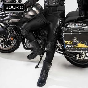 img 3 attached to Stay Safe And Stylish On Your Motorcycle With BOORIC Women'S Protective Riding Pants